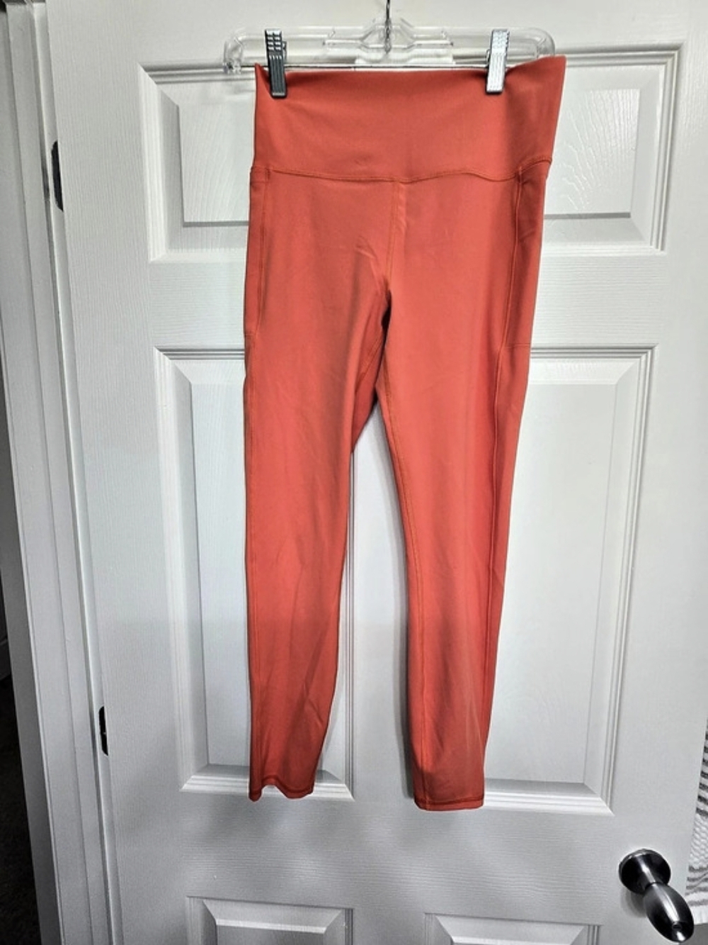 Vuori Daily Pocket Legging Women's Orange Athletic Leggings